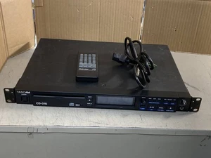 Tascam CD-01U 1U Rackmount CD Player Remote Control Tested Working - Picture 1 of 10
