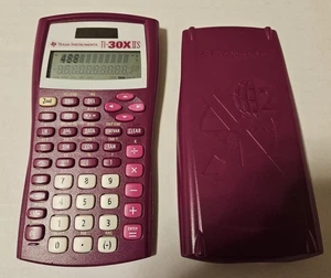 Texas Instruments TI-30X IIS Scientific Calculator Pink Tested Works With Cover - Picture 1 of 3