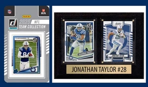 Indianapolis Colts Fan Plaque Pack Jonathan Taylor + 2025 Donruss Team Set - Bild 1 von 4