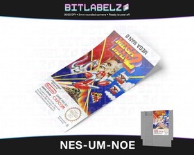 Mega Man 2 [NES-UM-NOE] NES Label