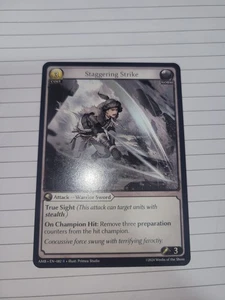 Grand Archive Staggering Strike Rare Regular NM Mortal Ambition - Bild 1 von 2