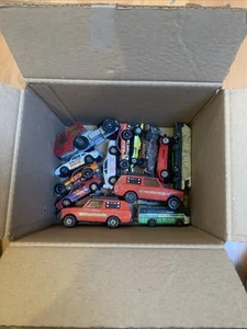 Die cast bundle of 49 Playworn Vintage Mixed Brand Cars - Used Job Lot - Picture 1 of 5