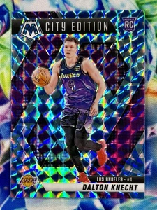 DALTON KNECHT 2024-25 PANINI MOSAIC - NBA DEBUT #264 REACTIVE BLUE MOSAIC PRIZM - Picture 1 of 2