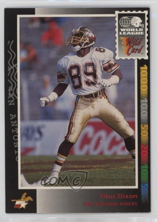 1992 Wild Card World League Titus Dixon #17 - Image 1 of 2