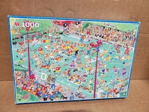 Jan Van Haasteren 1000 Piece Jigsaw Puzzle-Hockey-1677 Jumbo - Picture 1 of 9