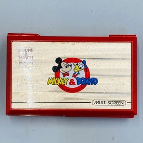 [Power confirmed only] [Damaged and missing] Nintendo Game & Watch Mickey &