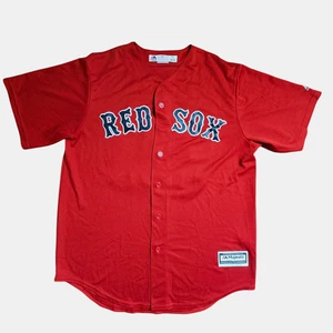 Boston Red Sox #50 Mookie Betts maglia uomo L Majestic Cool Base MLB baseball - Foto 1 di 9