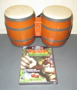 Donkey Kong Jungle Beat Nintendo GameCube w Bongos - Picture 1 of 7