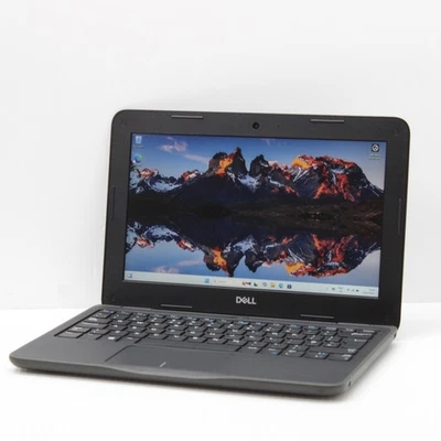 Dell Latitude 3190 Windows 11.6 inch Laptop Intel Celeron N4120 4GB RAM 64GB SSD - Image 1 of 4