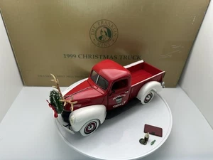 Franklin Mint 1940 Ford Xmas Pickup Truck Ltd Ed Red 1:24, PAPERS, BOX - Picture 1 of 9