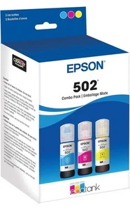 EPSON 502 EcoTank Ink Ultra-high Capacity Bottle Color Combo - Photo 1/5