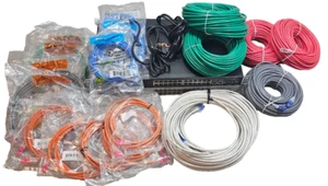 Qty 2 HPE Aruba J9782A 2530-24 24 Port 4SFP Managed Network Switches w/ Cables - Picture 1 of 6