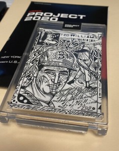 Topps Project 2020 #9 Ted Williams by JK5 w/ Box (RARE!)