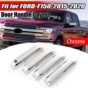 For 2015 2016 2017 2018 2019 2020 Ford F150 F~150 Chrome Door Handle Covers Trim - Picture 1 of 9