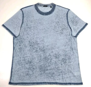 ATM Anthony Thomas Melillo Men Cotton Blend T-Shirt Blue Burnout Size XL - Picture 1 of 6