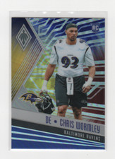 CHRIS WORMLEY 2017 Panini Phoenix COLOR BURST ROOKIE CARD #177 BALTIMORE RAVENS