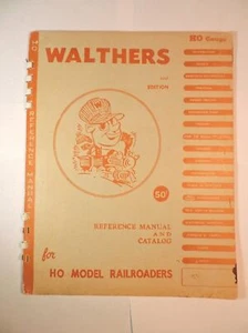 1957 Walthers Reference Manual and Catalog for HO Model Railroaders Toy Trains - Picture 1 of 8