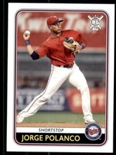 2020 Big League Base #114 Jorge Polanco - Minnesota Twins