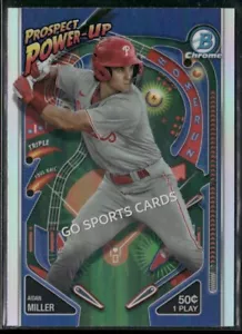 Refractor encendido Bowman Chrome Aidan Miller Prospect 2024 #PP-18 Phillies - Imagen 1 de 2