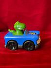 Fisher Price Little People Wheelies Car Toy Story Rex Dinosaur 2012 Blue Green