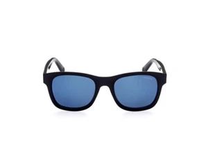 Moncler ML 0192 92D Black/Blue Polarized Plastic Sunglasses Frame 53-20-145 - Picture 1 of 3