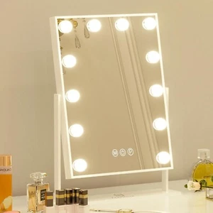 FENCHILIN Vanity Mirror with Lights Makeup Mirror with Lights 12 LED Bulbs Ligh* - Picture 1 of 5