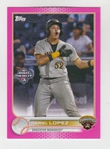 Dariel Lopez 2022 TOPPS PRO DEBUTTO ROOKIE FUCSIA PARALLELO /199 MARAUDERS - Foto 1 di 1
