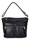  Women's Harlow Hobo Handbag, Black