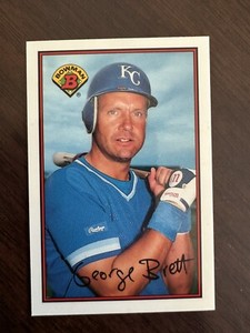 1989 Bowman Tiffany 121 George Brett HOF Royals NM/Mint