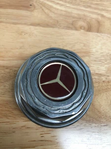 300096-1 chrome Mercedes hubcap center (1of2) TRU wire wheel? - Picture 1 of 4