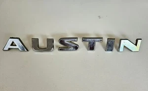 AUSTIN Kimberley Tasman Bonnet Badge - Individual letters - A U S T I N- in VGC - Picture 1 of 2
