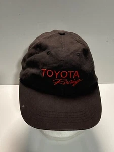 NASCAR Toyota Racing Hat Cap Adjustable Tape Black Red - Picture 1 of 7