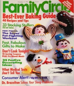 VTG Family Circle Magazine Issue November 19 1996 Giant Holiday Preview Issue - Picture 1 of 4