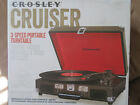 Crosley - Cruiser Portable Record Player - Black/Red - CR8005A-BK