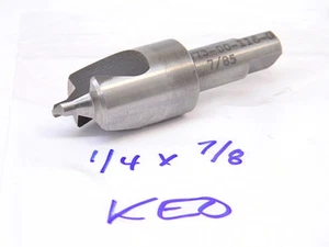 NEW SURPLUS KEO HSS CENTER DRILL WITH CHAMFER CUT 1/4" x 7/8" - Picture 1 of 1