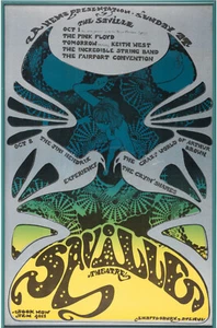 INCREDIBLE STRING BAND Concert Poster - SAVILLE THEATRE Oct 1967 10"x6" reprint - Picture 1 of 1