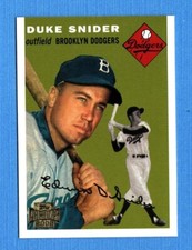 2002 Topps Archives #76 Duke Snider Brooklyn Dodgers 1954