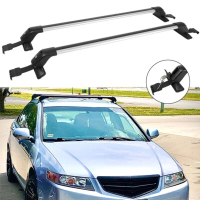 Rack de teto de carro barras transversais bagageiro superior transportadores de carga para Acura TSX 2004-2014 - Imagem 1 de 4