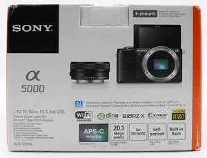 EBOND SONY ALPHA 5000 KIT MIT 16-50MM SCHWARZ S/N: 4110328 ELE-0096 - Bild 1 von 12