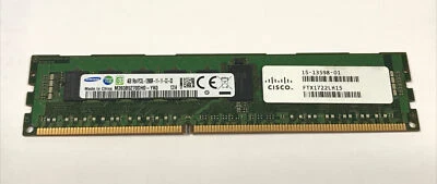 UCS-MR-1X041RY-A CISCO 4GB 1X4GB PC3L-128000R 1RX4 DIMM 15-13598-01 M393B5270DH0 - Image 1 of 4