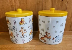 Disney - Winnie The Pooh Ceramic Storage Jars 5" - Collectable *RARE* Free P&P - Picture 1 of 22