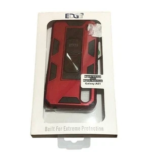 EDGE Galaxy A01 Rot Magnet Ständer Holster mit Glas - Bild 1 von 1