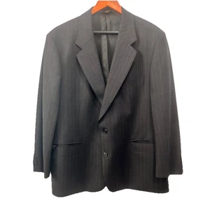 Blazer Brooks Brothers Hombre 44S Gris Rayas Lana 2 Botones Chaqueta Deportiva - Imagen 1 de 10