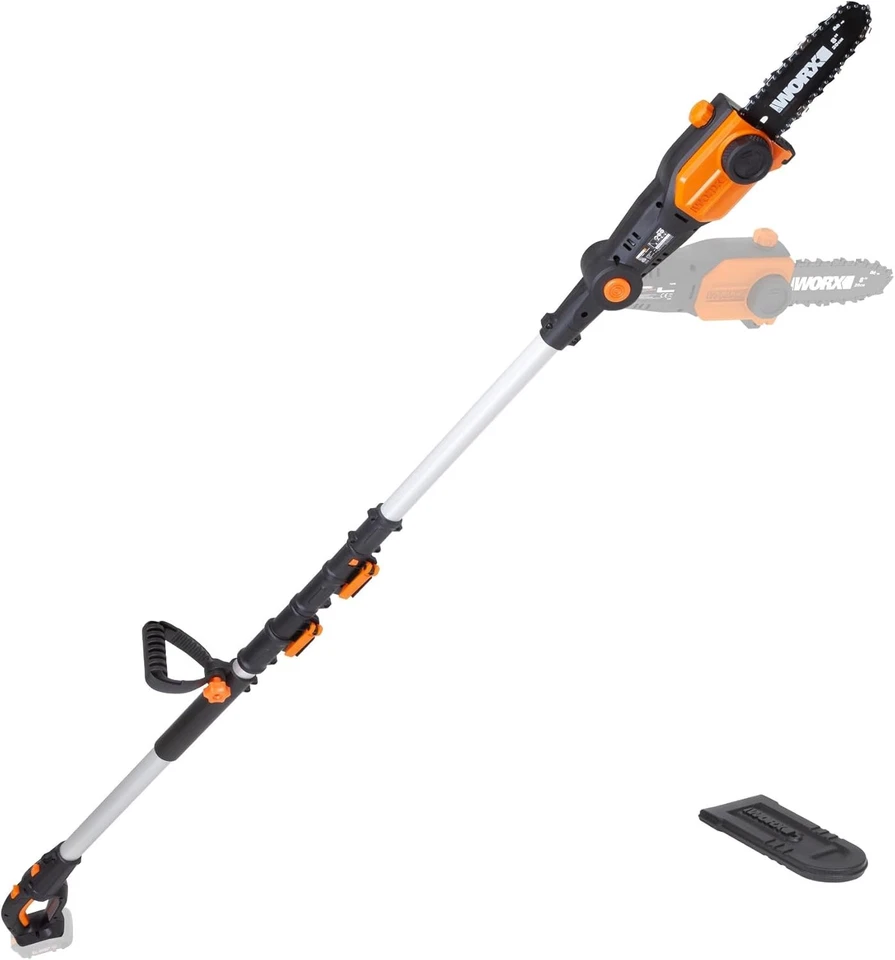 WG349.9 Worx 20V PowerShare 8" Cordless Pole Saw & Chainsaw (Tool Only) - Image 1 of 4