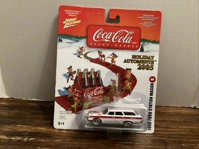 WHITE LIGHTNING 1960 FORD STATION WAGON       JOHNNY LIGHTNING HOLIDAY AUTOMENTS - Image 1 of 4