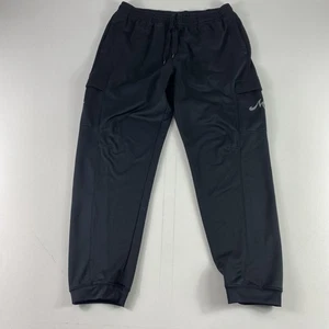 Jordan Melo Pants Mens XL Black Dri Fit NBA Basketball Joggers Cargo Pockets - Picture 1 of 10