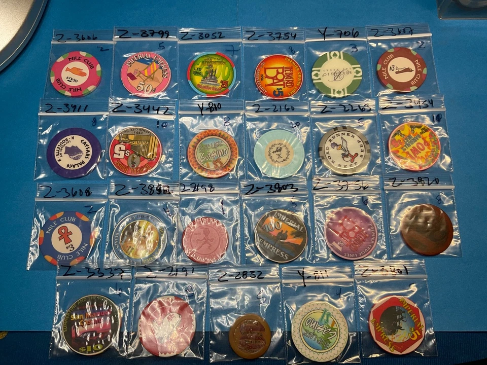 23——CASINO CHIPS——-Private sale/ reserved listing ——-FOR NOBIDS-61———- - Image 1 of 1