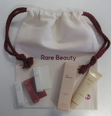 Raro conjunto de belleza ámbar vainilla bálsamo en capas + 3 minis + bolsa con cordón de lona Foto 1 de 4