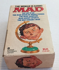 The World Is Going MAD Box Set Warner Paperback Library, 1973 5 Book Set! RARE! - Picture 1 of 5