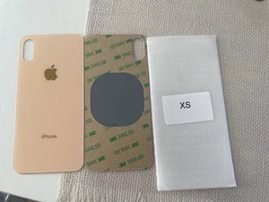 Vitre arrière iphone XS doré (gold) apple back glass - Photo 1 sur 1
